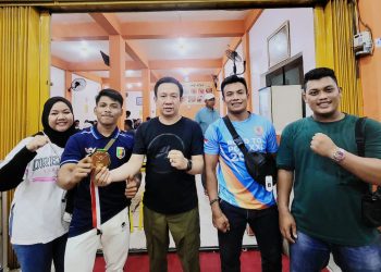 Marindo Kurniawan Kunjungi Atlet Pringsewu di PON XXI Aceh-Sumut