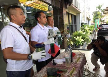 Polresta Bandar Lampung Bongkar Praktik Oplosan BBM Pertalite di Campang