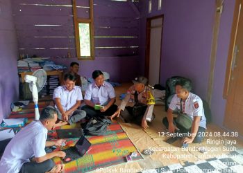 Polsek Bandar Negeri Suoh Gelar Musyawarah Koordinasi di Pekon Ringin Jaya