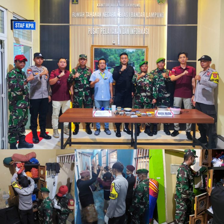 Razia Mendadak di Rutan Kelas I Bandar Lampung: Upaya Cegah Barang Terlarang