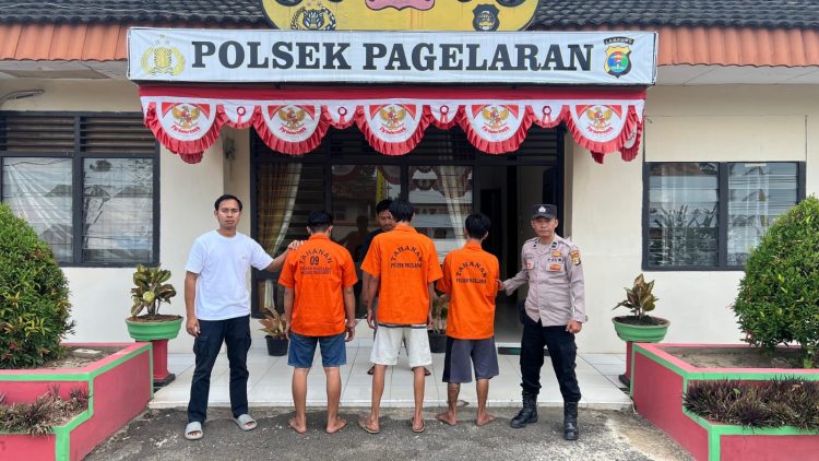 Polisi Tangkap Dua Pencuri Sepeda Motor dan Seorang Penadah di Pringsewu