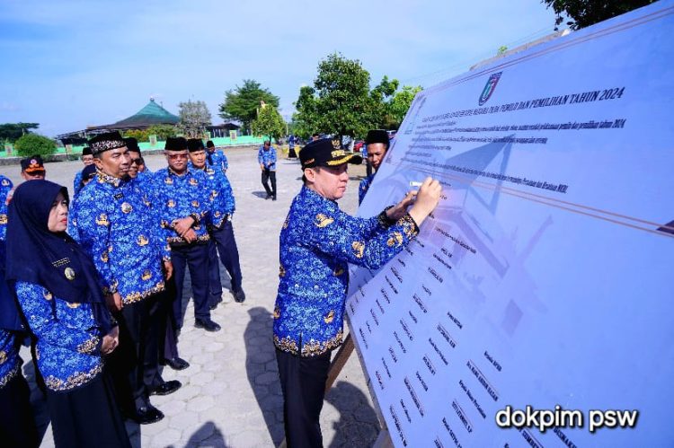 ASN Kabupaten Pringsewu Tegaskan Netralitas dalam Pemilu 2024