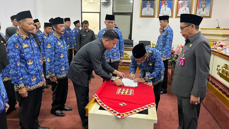 Pelantikan PNS Jabatan Fungsional Guru di Kabupaten Tanggamus