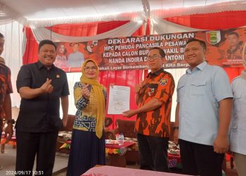 Paslon Nanda-Indira dan Antonius Dapat Dukungan Pemuda Pancasila: Siap Jaga Stabilitas Pilkada Pesawaran 2024