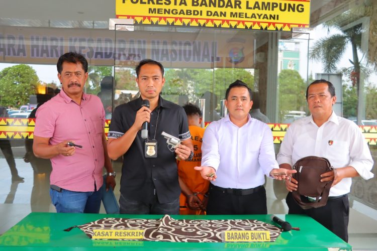 Satu Pelaku Curat Bersenpi Ditangkap di Bandar Lampung, Rekannya Masih Buron