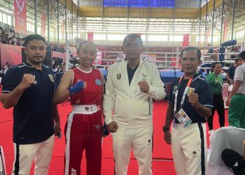 Pj. Bupati Lampung Utara Hadiri Semifinal Kickboxing, Beri Dukungan Penuh, Atlet Raih Medali Perak