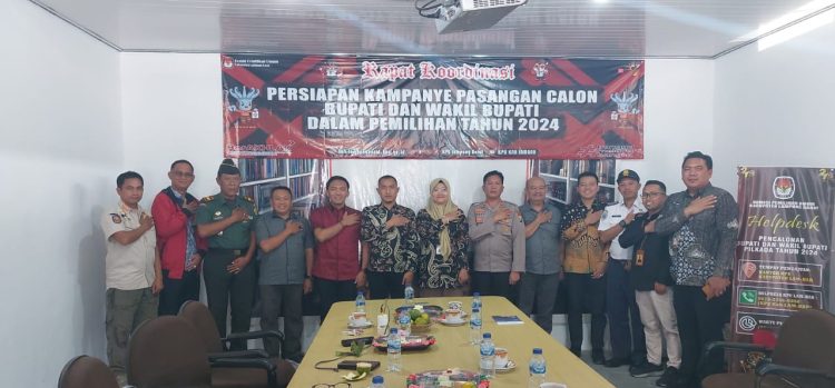 Rapat Koordinasi KPU Lampung Barat Persiapkan Kampanye Pemilihan Kepala Daerah 2024