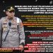 Polisi Himbau Masyarakat Jaga Kondusivitas Menjelang Pengundian Nomor Urut Calon Bupati dan Wakil Bupati Lampung Selatan