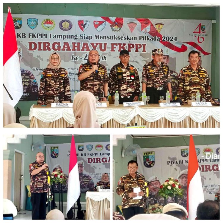 Deklarasi Keluarga Besar FKPPI Lampung Dukung Pasangan MIRZA-JIHAN pada HUT Ke-46 FKPPI