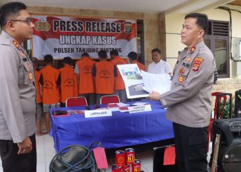 Polsek Tanjung Bintang Berhasil Tangkap 9 Pelaku Kejahatan dalam 10 Hari