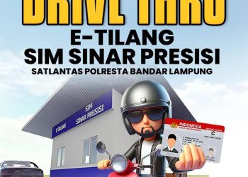 Layanan Perpanjangan SIM Drive Thru Segera Diluncurkan di Bandar Lampung