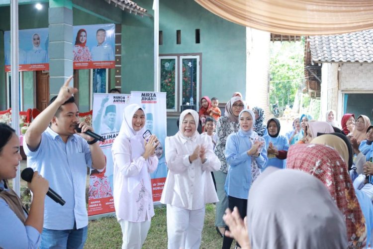 Paslon 2 Mirza-Jihan dan Nanda-Anton Intensifkan Kampanye di Desa-Desa Pesawaran