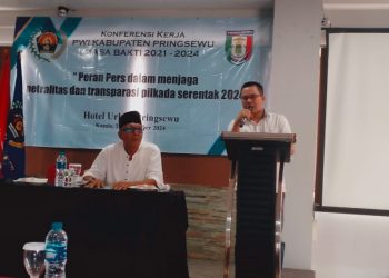 Sekretaris PWI Lampung Buka Konferensi Kerja PWI Pringsewu 2024