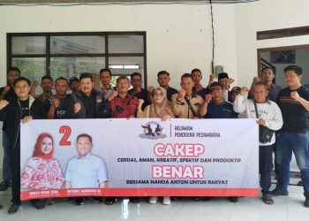 Dukungan Menguat: Tim Nanda-Anton Konsolidasi Bersama Relawan Pendekar