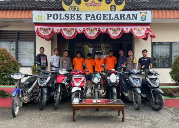 Tim Gabungan Tekab 308 Presisi Polres Pringsewu Amankan Pelaku Curanmor dan Sita 21 Unit Kendaraan