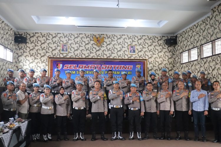 Supervisi Tim Divpropam Polri di Polres Lampung Selatan: Tegaskan Kinerja Optimal dan Kepatuhan Anggota
