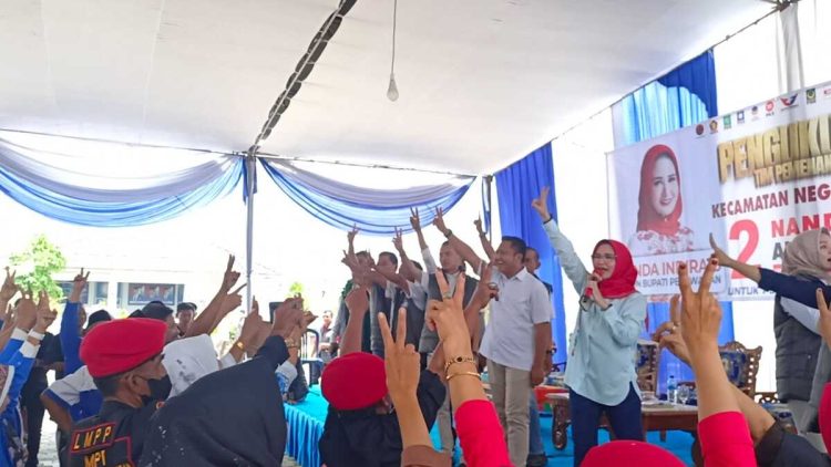Nanda-Anton Kukuhkan Tim Pemenangan di Kecamatan Negerikaton, Targetkan Kemenangan Mutlak