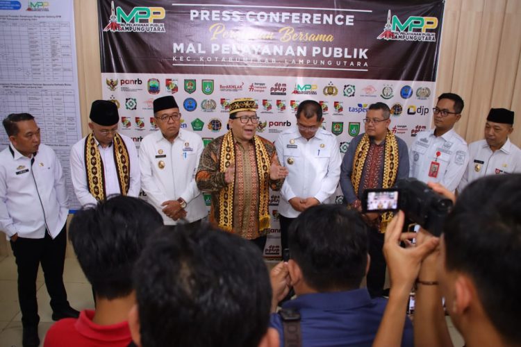 Pj. Bupati Lampung Utara Sambut Kunjungan Ombudsman RI dan Bappenas, Dorong Inovasi Pelayanan Publik