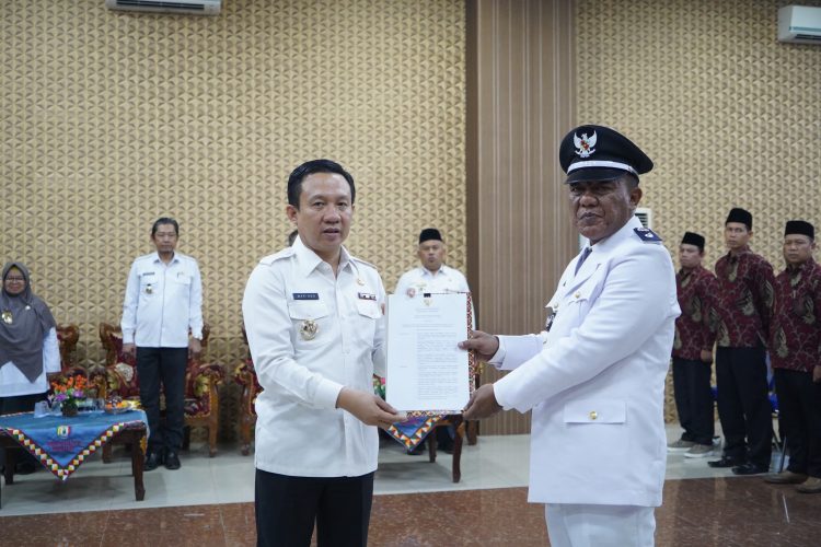 Pj Bupati Pringsewu Lantik Pj Kapekon Bumirejo