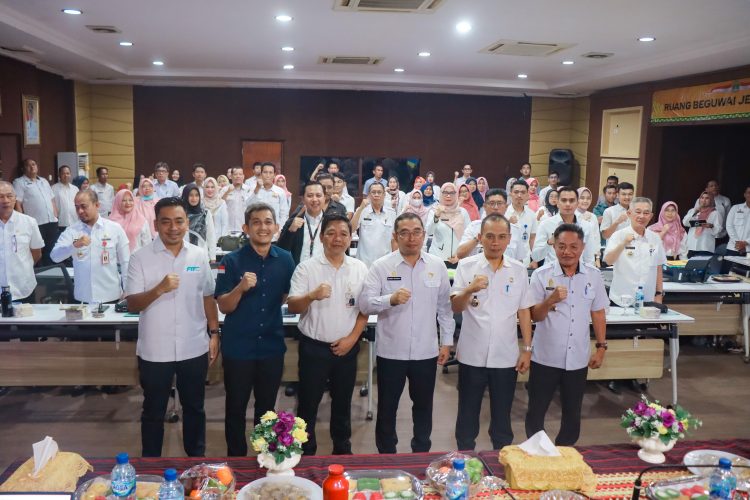 Pjs. Bupati Lampung Tengah Buka Acara Capacity Building Elektronifikasi Transaksi Pemerintah Daerah