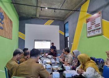 LPPM Unila dan Diskominfoktiksan Bahas Standar Layanan Informasi Publik