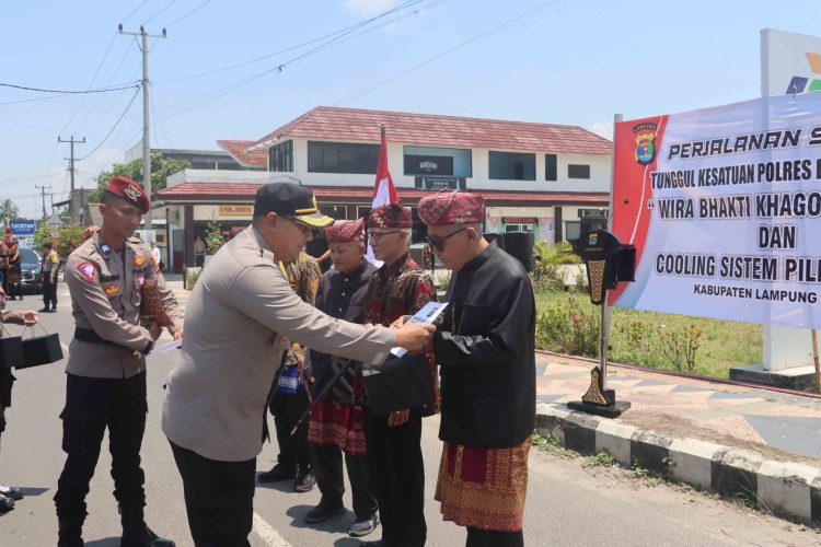 Peresmian Tunggul Kesatuan “Wira Bhakti Khagom Mufakat” Polres Lampung Selatan: Simbol Kearifan Lokal dan Persatuan