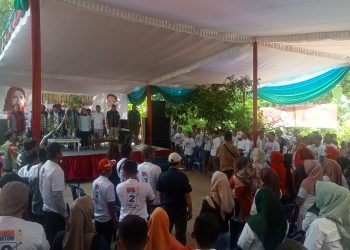 Tim Pemenangan Nanda-Anton Dikukuhkan di Kecamatan Teluk Pandan dengan Target 20.000 Suara