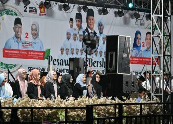 Cagub Mirza-Jihan dan Cabup Nanda-Anton Bersholawat Menjemput Kemakmuran