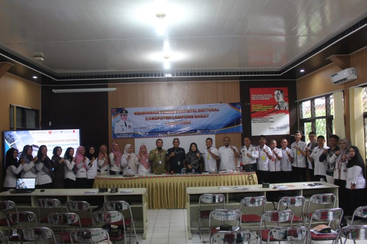 Pemkab Lampung Barat Gelar Bimbingan Teknis Statistik Sektoral 2024