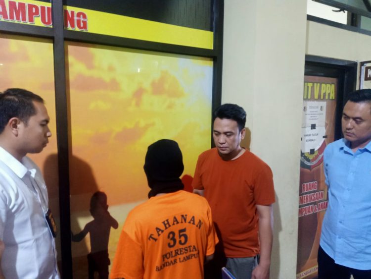 Polresta Bandar Lampung Tangkap Pelaku Pencabulan Anak di Bawah Umur