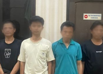 Polres Tanggamus Bongkar Kasus Narkotika, Empat Tersangka Ditangkap di Bulok