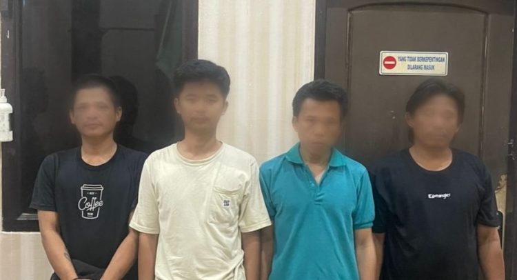 Polres Tanggamus Bongkar Kasus Narkotika, Empat Tersangka Ditangkap di Bulok