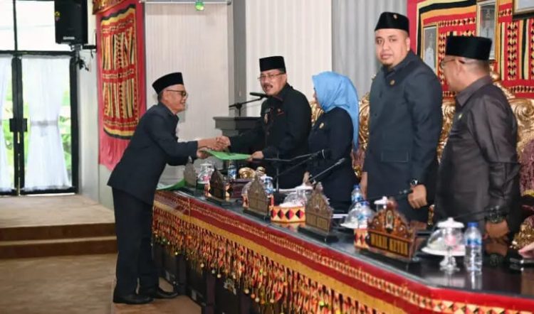 Sekda Lampung Selatan Usulkan Raperda Insentif dan Kebijakan Investasi dalam Rapat Paripurna