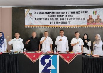 Pemkab Tanggamus Gelar Sosialisasi Pencegahan Konflik Sosial Pemilukada 2024 bagi Tokoh Masyarakat dan Agama