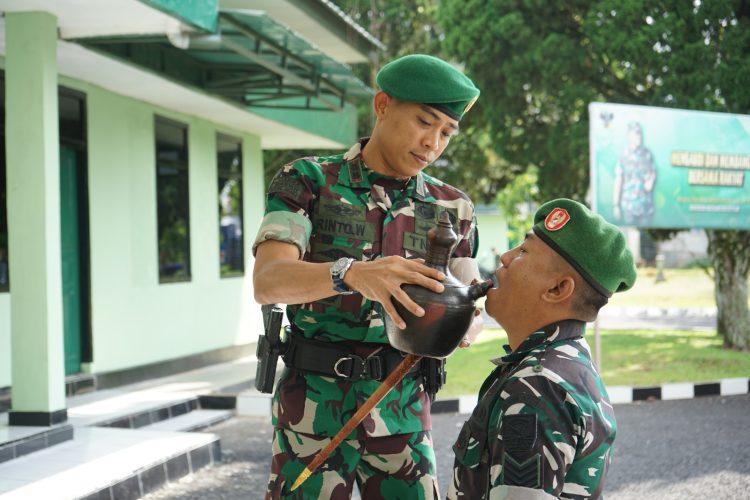 Kodim 0422/Lampung Barat Sambut Anggota Baru dengan Semangat Kebersamaan