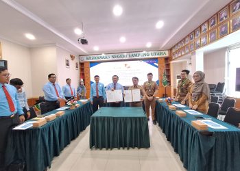 Kejari Lampung Utara dan Dinas Perkimcaptaru Jalin Kerjasama Penanganan Hukum