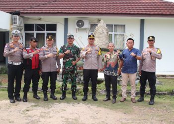 Kapolres Lampung Utara dan Dandim 0412 Pastikan Kesiapan Logistik Pilkada 2024