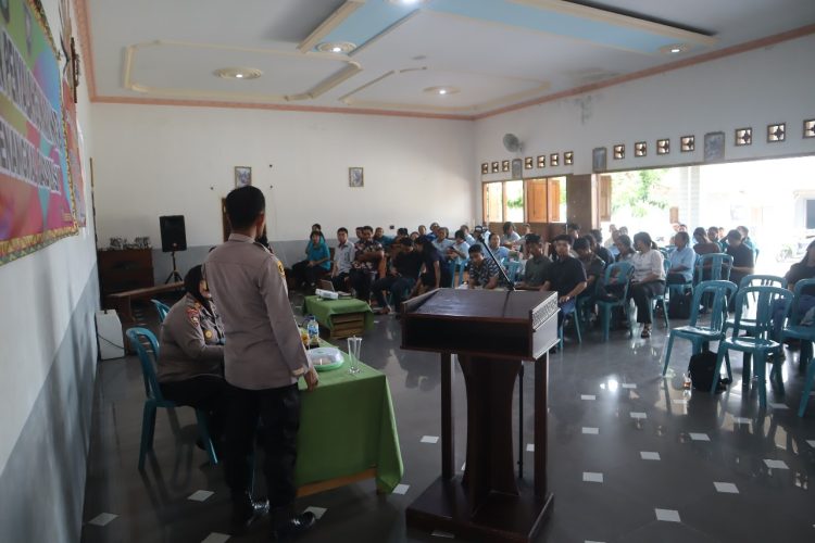 Polres Lampung Selatan Bersama Wanita Katolik Gencarkan Pencegahan Narkoba dan Radikalisme