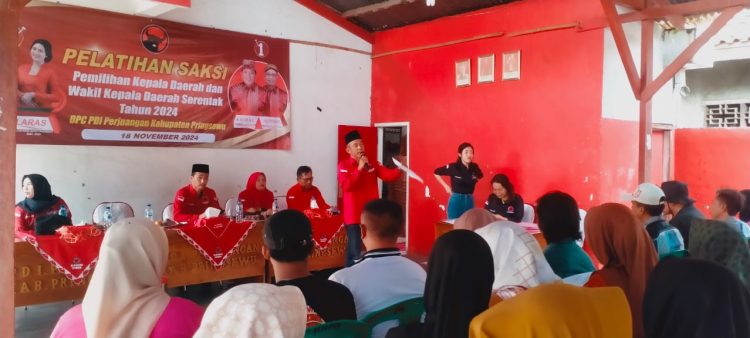 DPC PDIP Pringsewu Gelar Pelatihan Saksi untuk Pilgub Lampung 2024