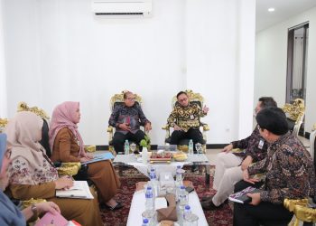 Pj. Gubernur Samsudin Sambut Kunjungan Kepala BI Lampung, Bahas Pertemuan Tahunan BI yang Akan Dibuka Presiden Prabowo Subianto