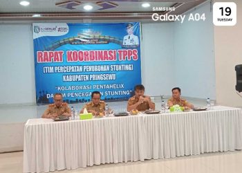 TPPS Pringsewu Gelar Rakor Percepatan Penurunan Stunting, Fokus pada Pencegahan Terintegrasi