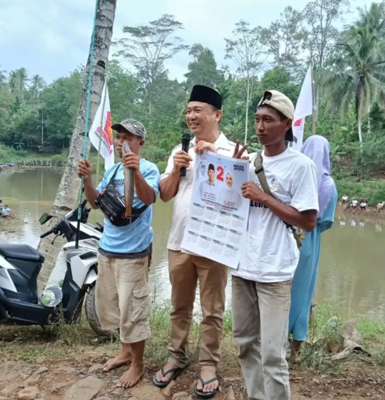 Tim Pemenangan Paslon 02 Gelar Lomba Mancing dan Hiburan Rakyat Jelang Pilkada Tanggamus 2024