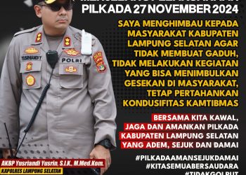 Kapolres Lampung Selatan Ajak Masyarakat Jaga Kondusifitas Jelang Pemungutan Suara Pilkada