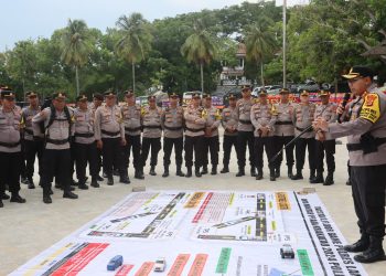 4.263 Personel Gabungan Amankan Pilkada Serentak 2024 di Lampung Selatan