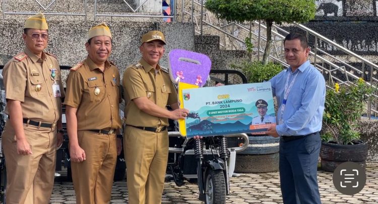 Pemkab Tanggamus Terima Bantuan CSR dari Bank Lampung