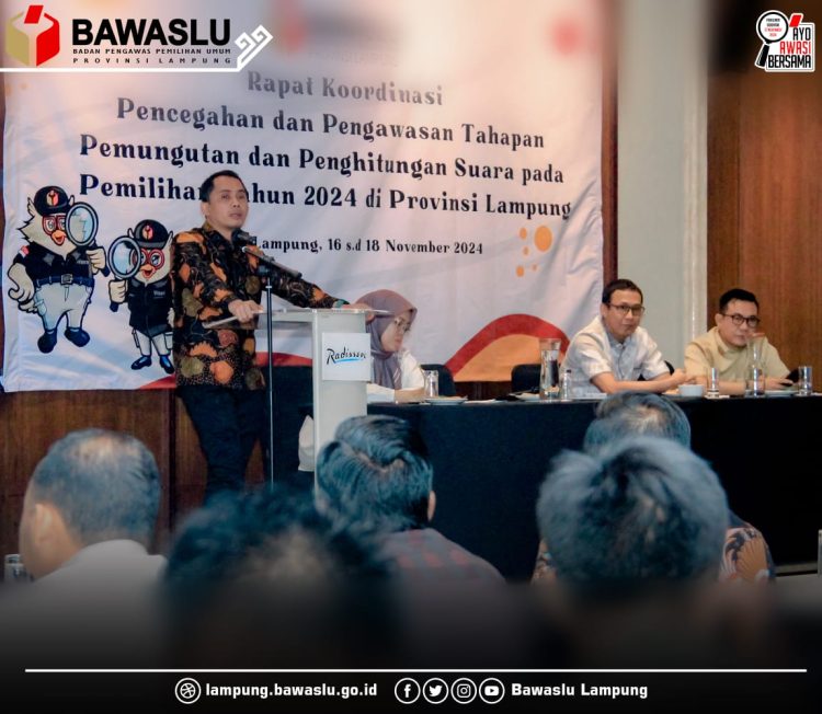 Bawaslu Lampung Intensif Awasi Pemilu: 90.910 APK Ditertibkan, 164 Kejadian Khusus Terungkap