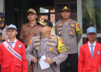 Kapolres Lampung Selatan Serukan Pentingnya Harkamtibmas dan Pemberantasan Narkoba di SMKN 1 Kalianda