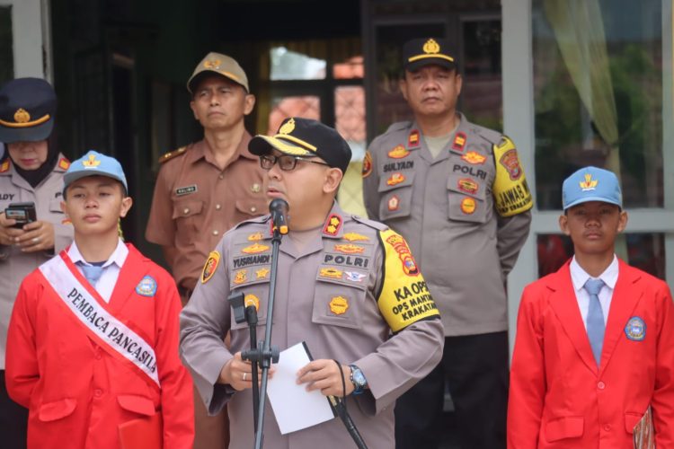 Kapolres Lampung Selatan Serukan Pentingnya Harkamtibmas dan Pemberantasan Narkoba di SMKN 1 Kalianda