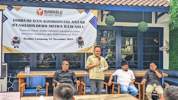 Intensitas Kampanye Jelang Pemilihan Tinggi, Bawaslu Lampung Tekankan Pencegahan Gesekan