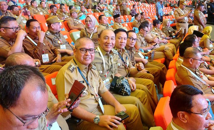 Pj Bupati Pringsewu Hadiri Rakornas Penyelenggaraan Pemerintahan Daerah 2024 di Sentul